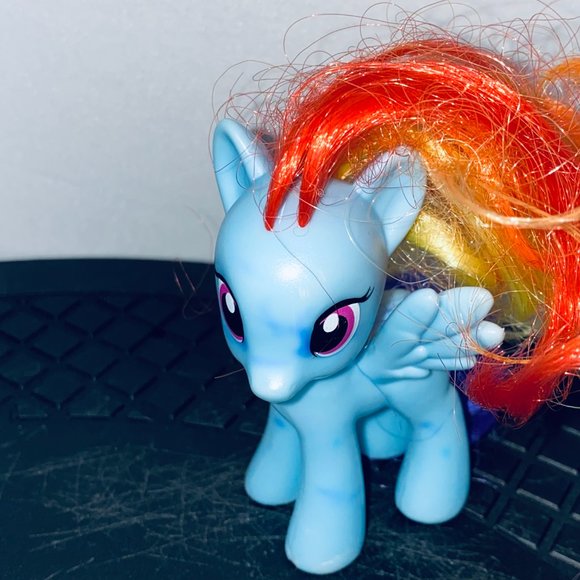 My Little Pony Lot 4 ponies toy figures Rainbow Dash Starlight Glimmer - Picture 6 of 8